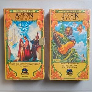 Fairie Tale Theater VHS - Aladdin & His Wonderful Lamp, Jack & The Beanstalk